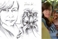 My Facebook friends Art Series - VikNik, Jurita, 2020, Pencil Sketches
