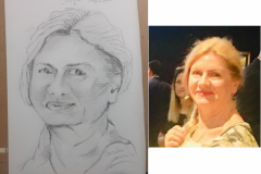 My Facebook friends Art Series - Olga, Jurita, 2020, Pencil Sketches
