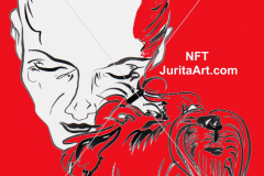 nft-art-dog-and-human-jurita-kalite-juritaartcom-6