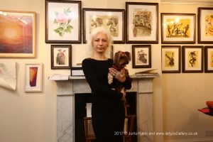 Ms jurita kalite kalitis british artist and owner of lady ju gallery in london united kingdom