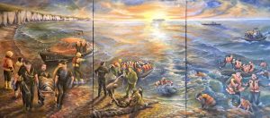 The Great Migration to Britain — painting, film and book by Jurita Kalite