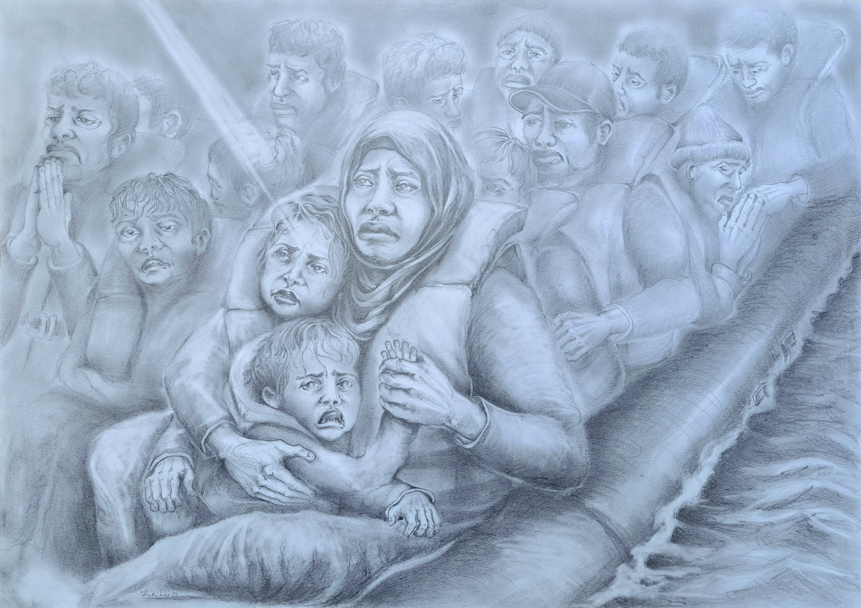 The_Great_Migration_to_Britain_as_Theme_of_Art_by_Jurita_Kalite_JuritaArtcom-3